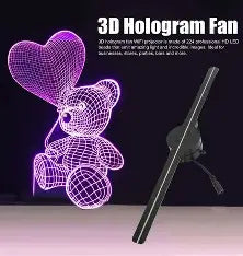 3D Holographic Advertising Fan Display
